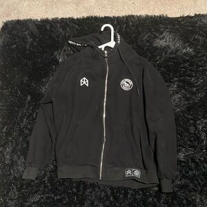 Raw gear zip up hoodie